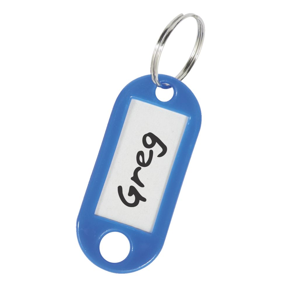  MNG10087601  Baseline - Porte-clés de rechange avec étiquettes -  Paquet de 20