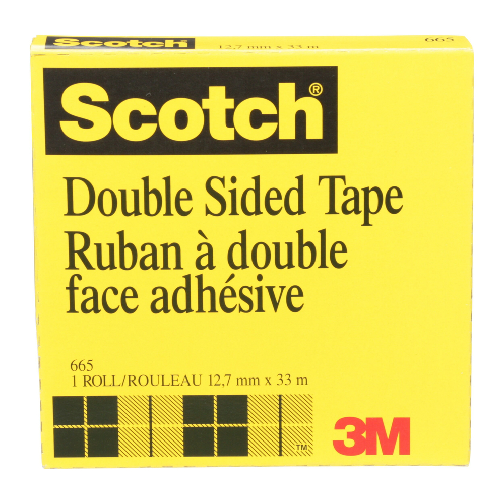  MMM109NA  Scotch Wallsaver Removable Double-Sided Tape, 18mm x  3.81m