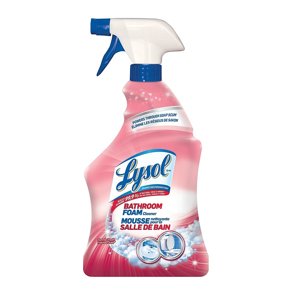  JOLCB813227  Désinfectant et nettoyant pour mousse de salle de  bain Lysol été frais 950ml