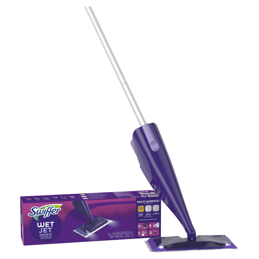 Swiffer WetJet Starter Kit - Système de nettoyage tout-en-un