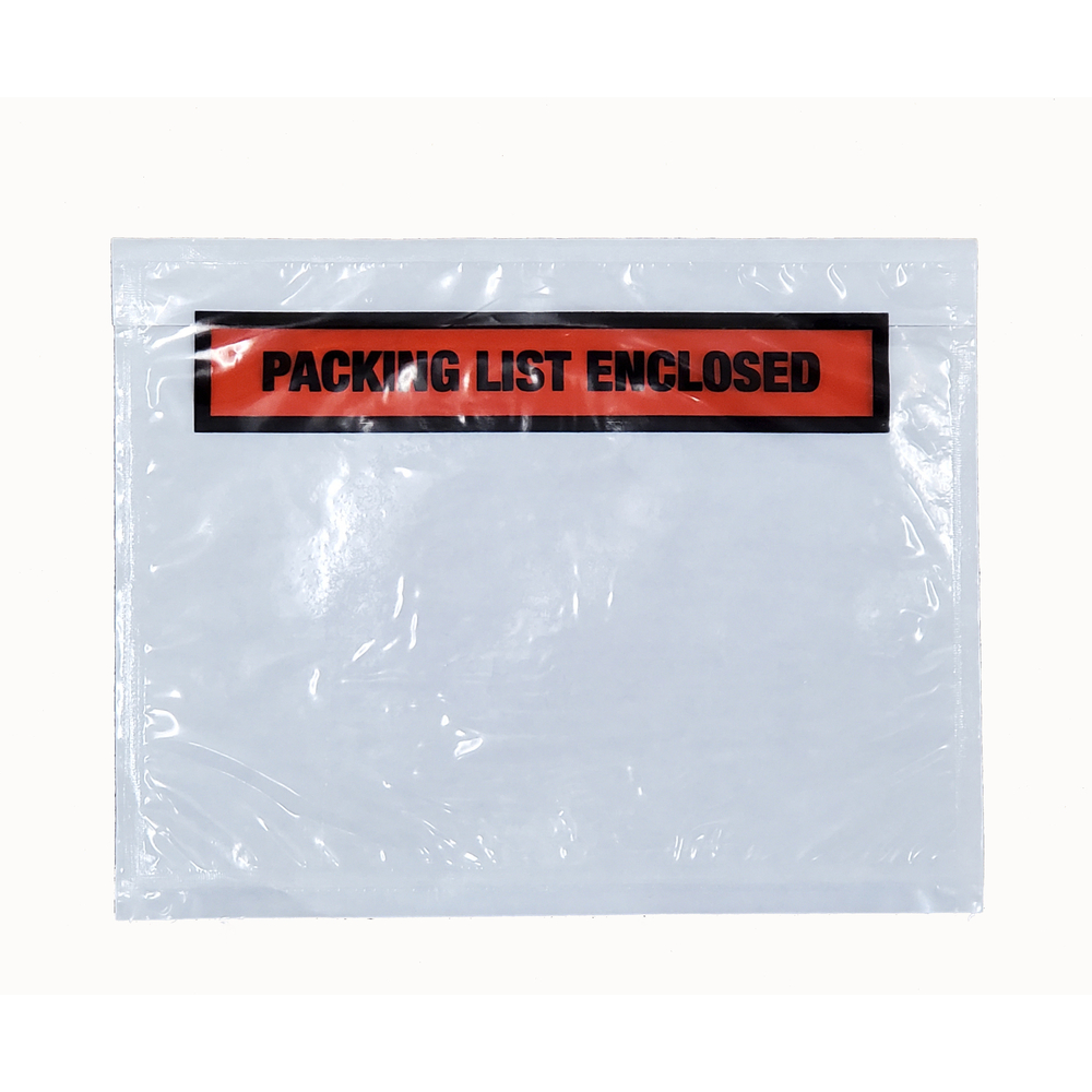  BELBC400  Belle Pak - Enveloppes de liste de colisage - 7 x  5,5 - Transparentes - Paquet de 1000