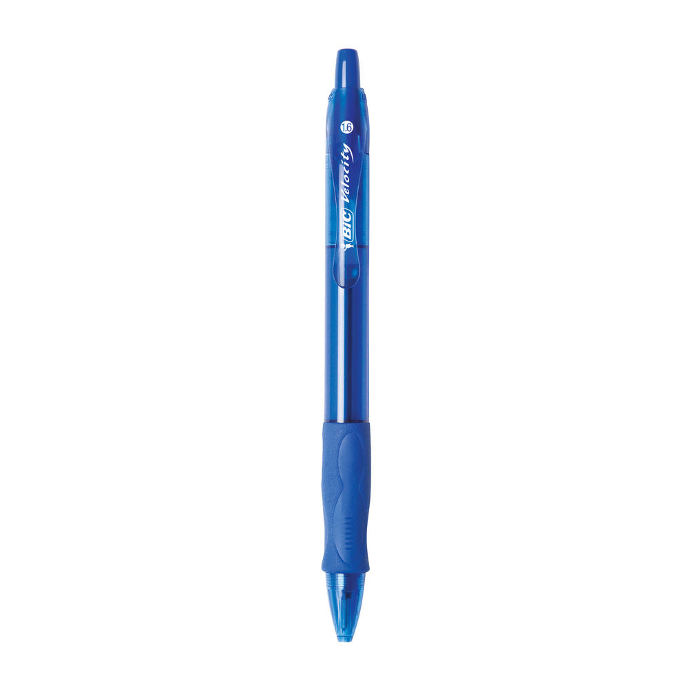  BICVLGB11BL  BIC - Glide Épais Stylo-Bille Rétractable - Point  Gras (1,6 mm) - Encre Bleue