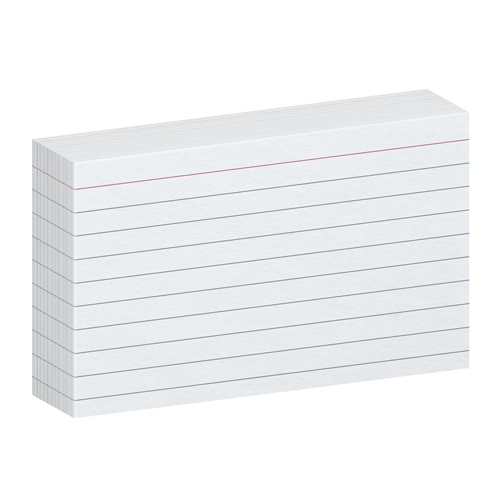 Oxford® Ruled Index Cards, 3