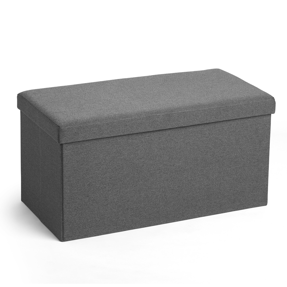  PPP107645  Poppin Box Bench - Dark Grey