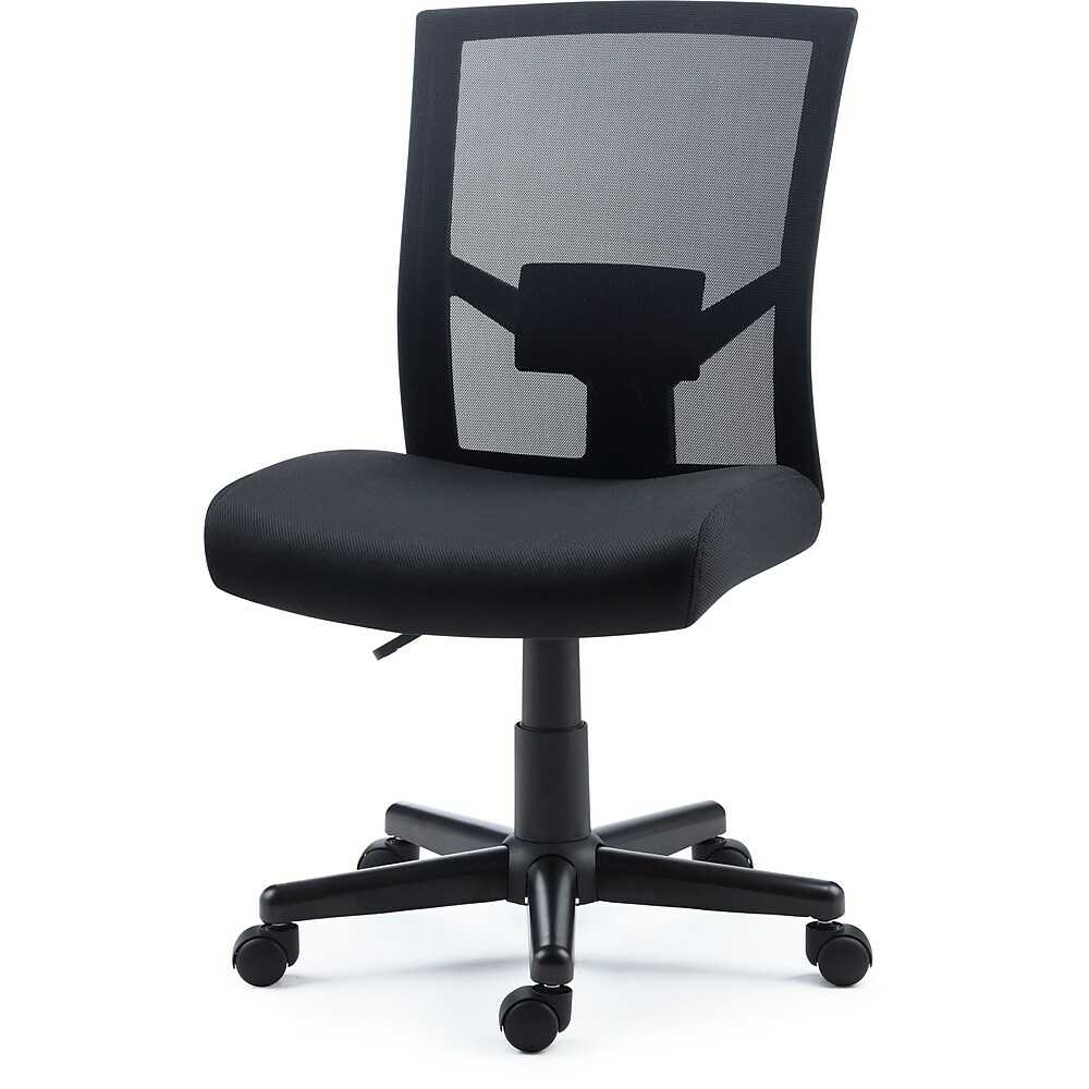 radnor mesh and fabric armless task chair