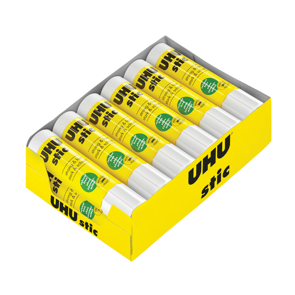  UHU99649PK  UHU - Bâtons de colle, 21 g - paq./12