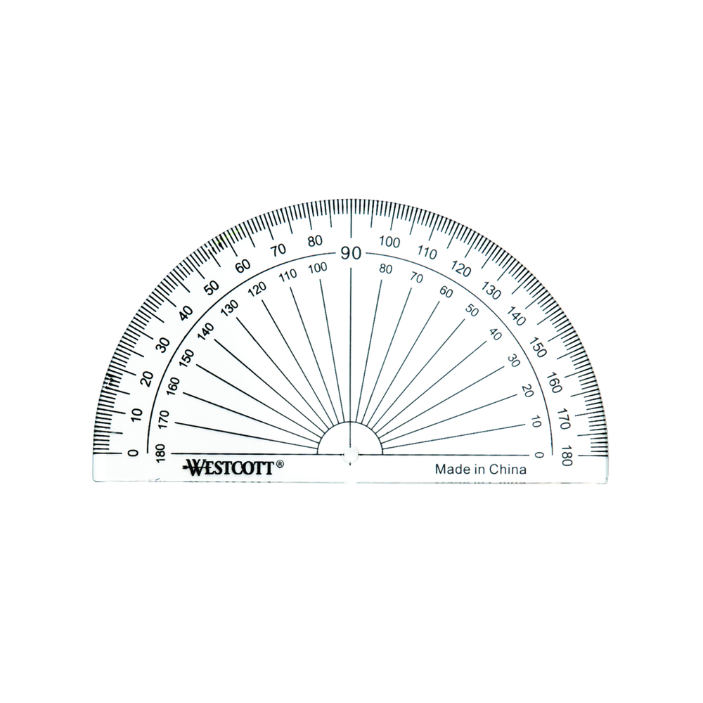 Westcott équerre géométrique avec poignée (24 cm) Westcott