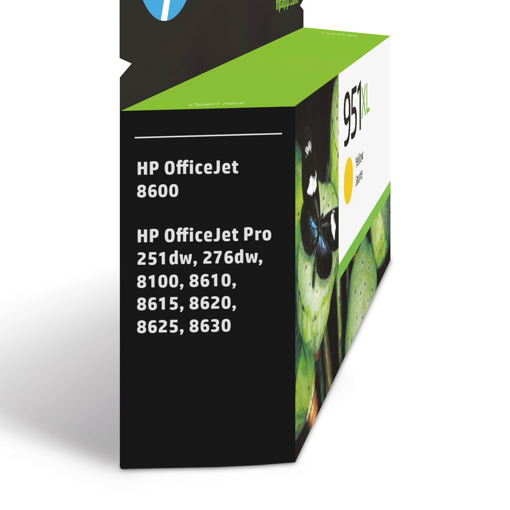 HP 951XL Cyan High-yield Ink Cartridge | Works with HP OfficeJet 8600, HP  OfficeJet Pro 251dw, 276dw, 8100, 8610, 8620, 8630 Series | Eligible for