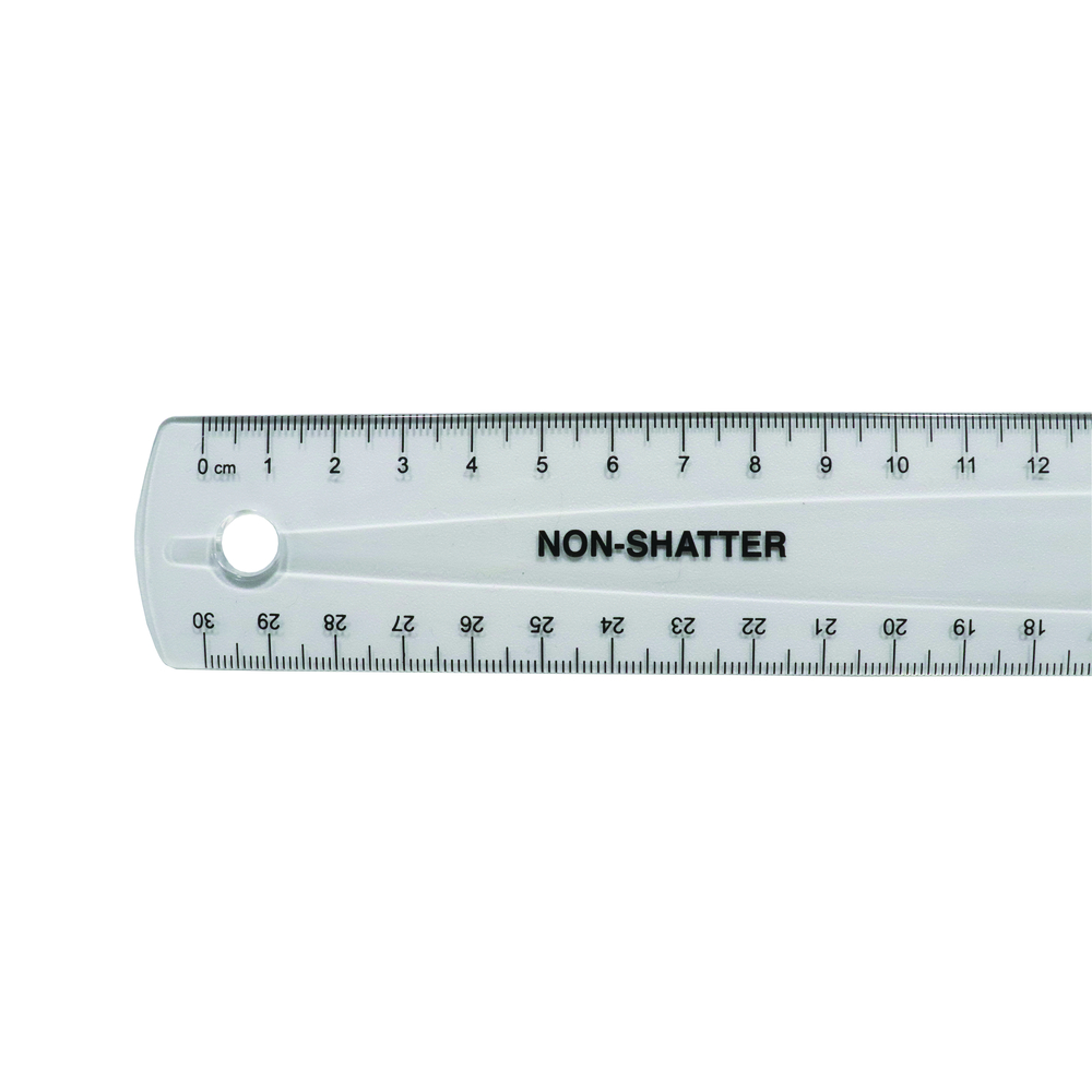 7 inch Clear Plastic Ruler (18 cm)