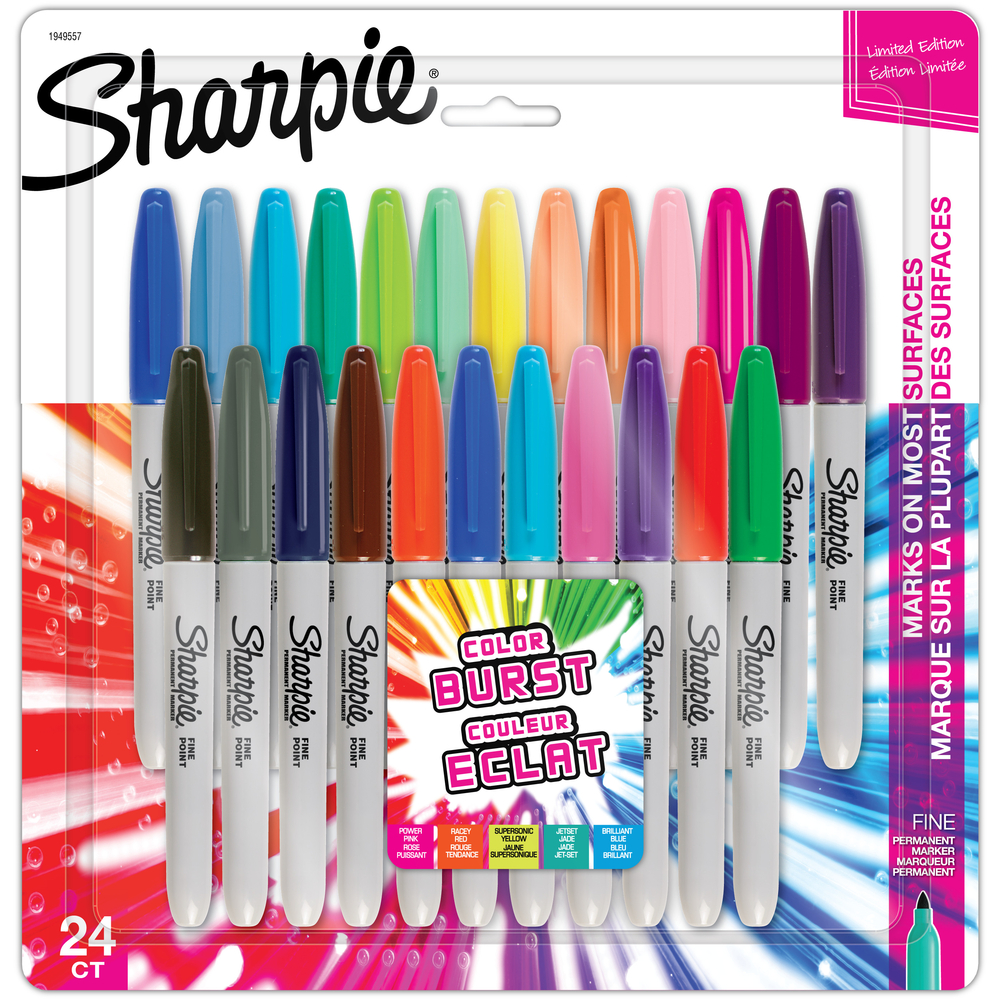 Sharpie Fine Point Permanent Marker, Assorted Colors - 8 pack