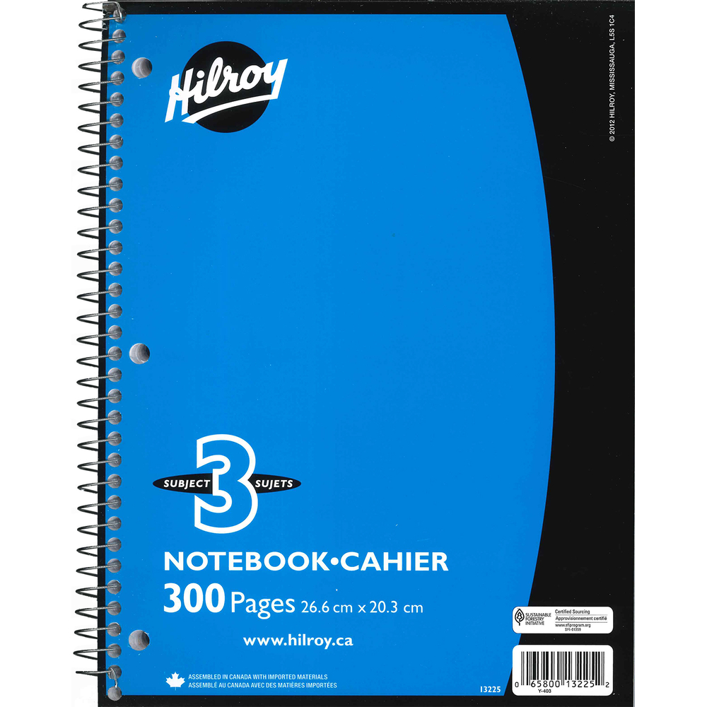 Cahier de musique – Hilroy : Cahiers de notes et papiers