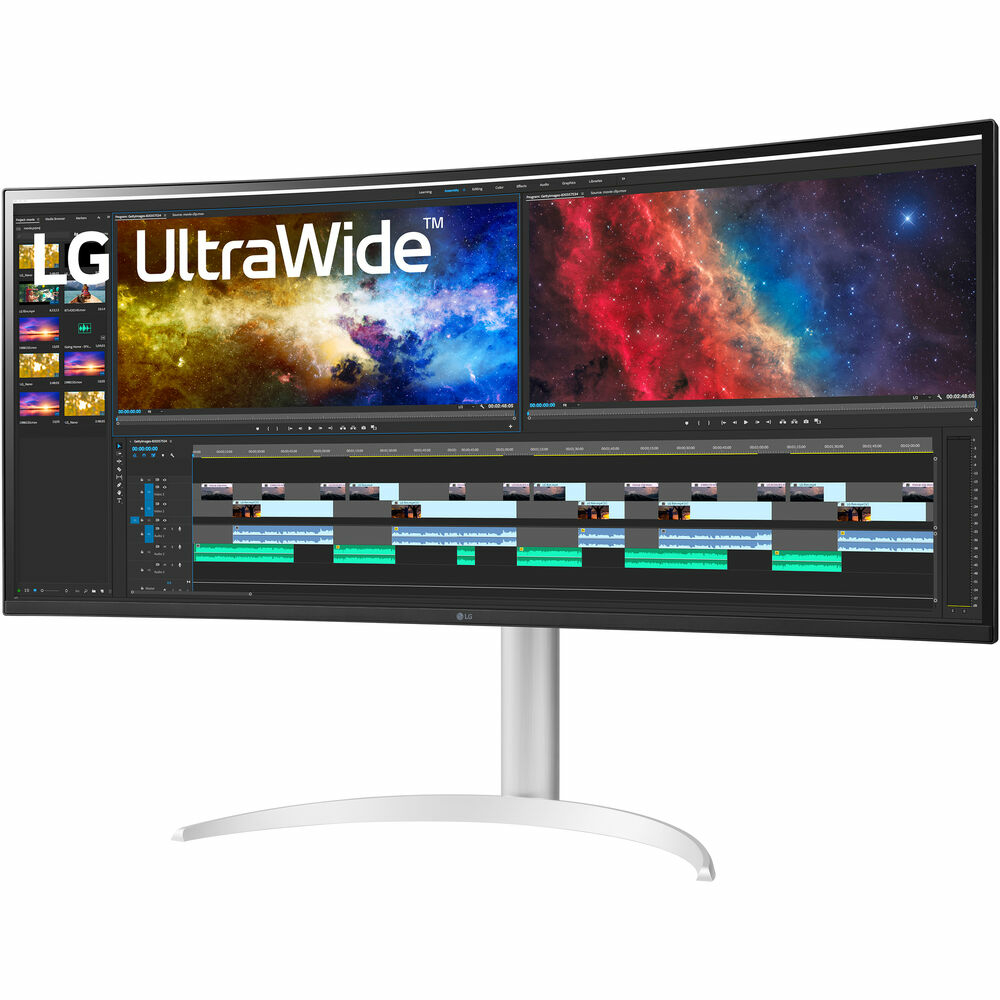  LGE38WP85CW  LG - Moniteur QHD+ UltraWide incurvé de 37,5 po -  38WP85C-W