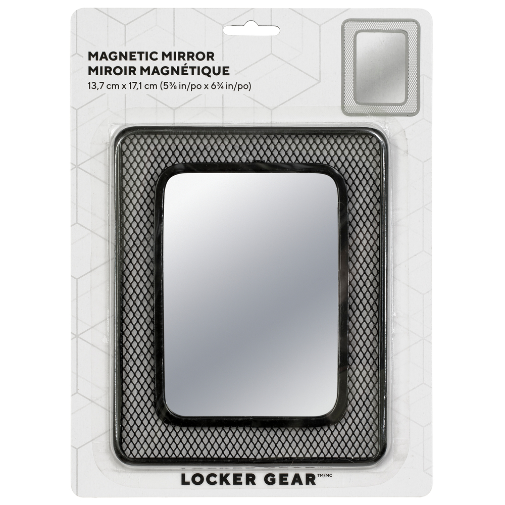  MNG101867510000  Staples Magnetic Mesh Locker Mirror