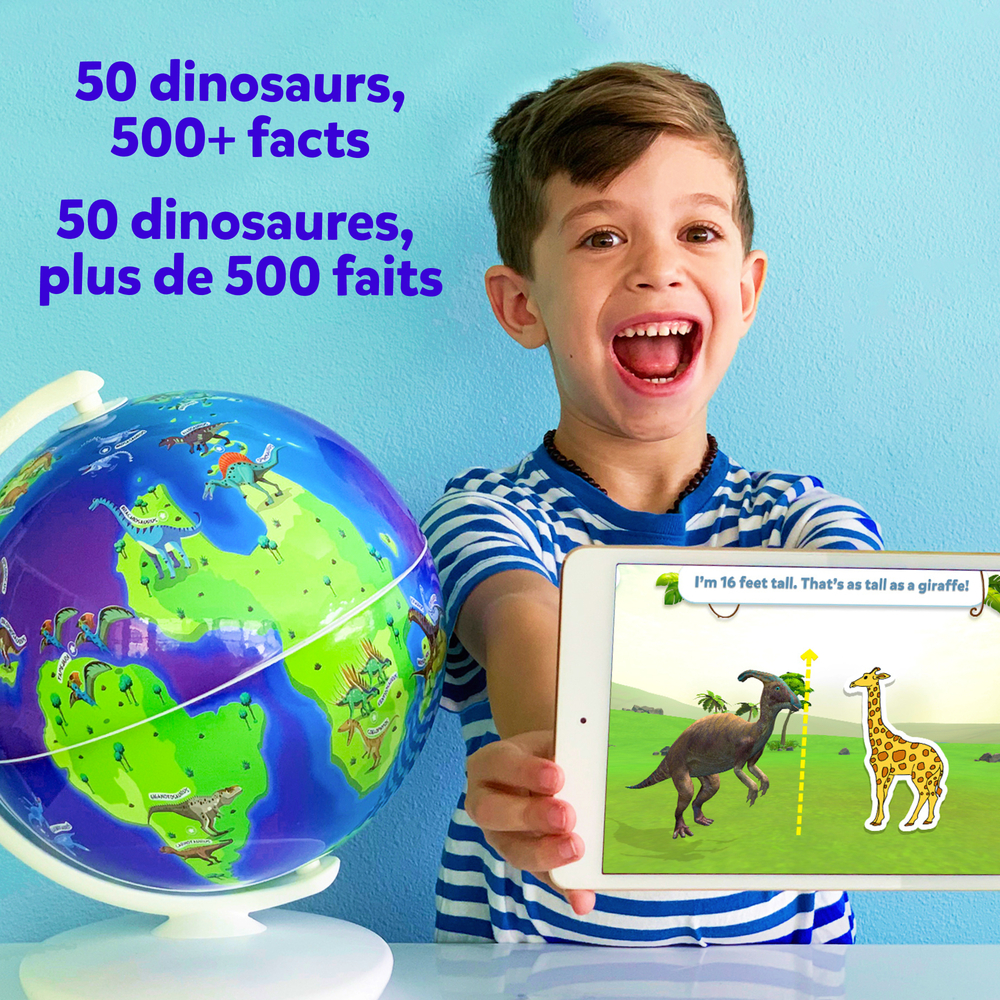 Orboot Earth de PlayShifu (avec appli):Globe interactif en réalité  augmentée pour les enfants, jouet STEM pour les filles et