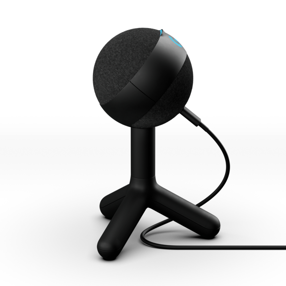  LOG988000549  Logitech G Yeti Orb microphone gaming RVB à  condensateur avec Lightsync, USB prêt à l'emploi pour streaming - Noir