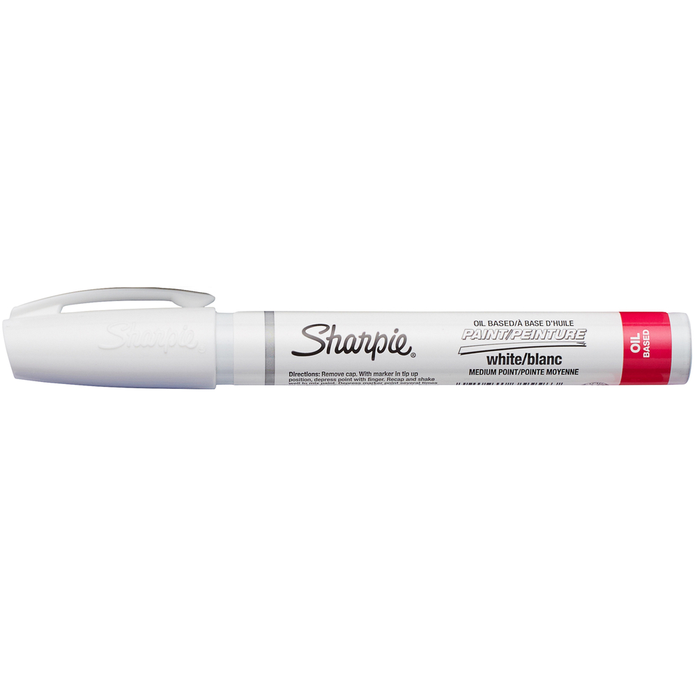  Sharpie Oil-Based Paint Marker, Medium Point, White Ink, 3  Markers (35558) : Office Products