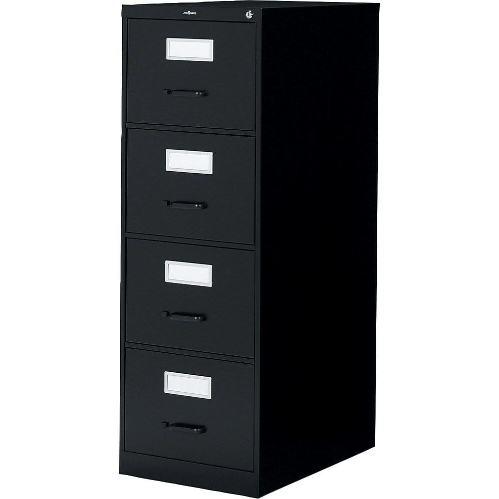  STPB26451LBLK  Staples 4-Drawer Vertical Legal File Cabinet -  Black