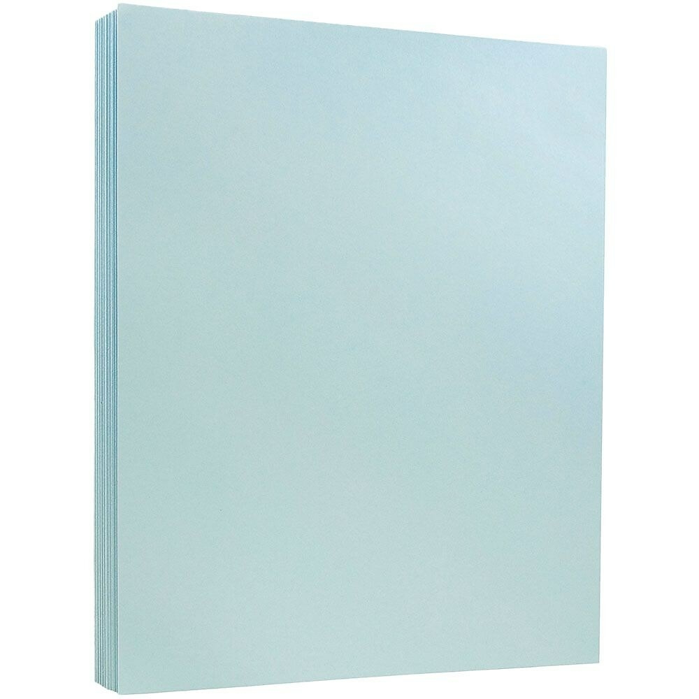 Staples 110 lb. Cardstock Paper, 8.5 x 11, Blue, 250 Sheets/Pack