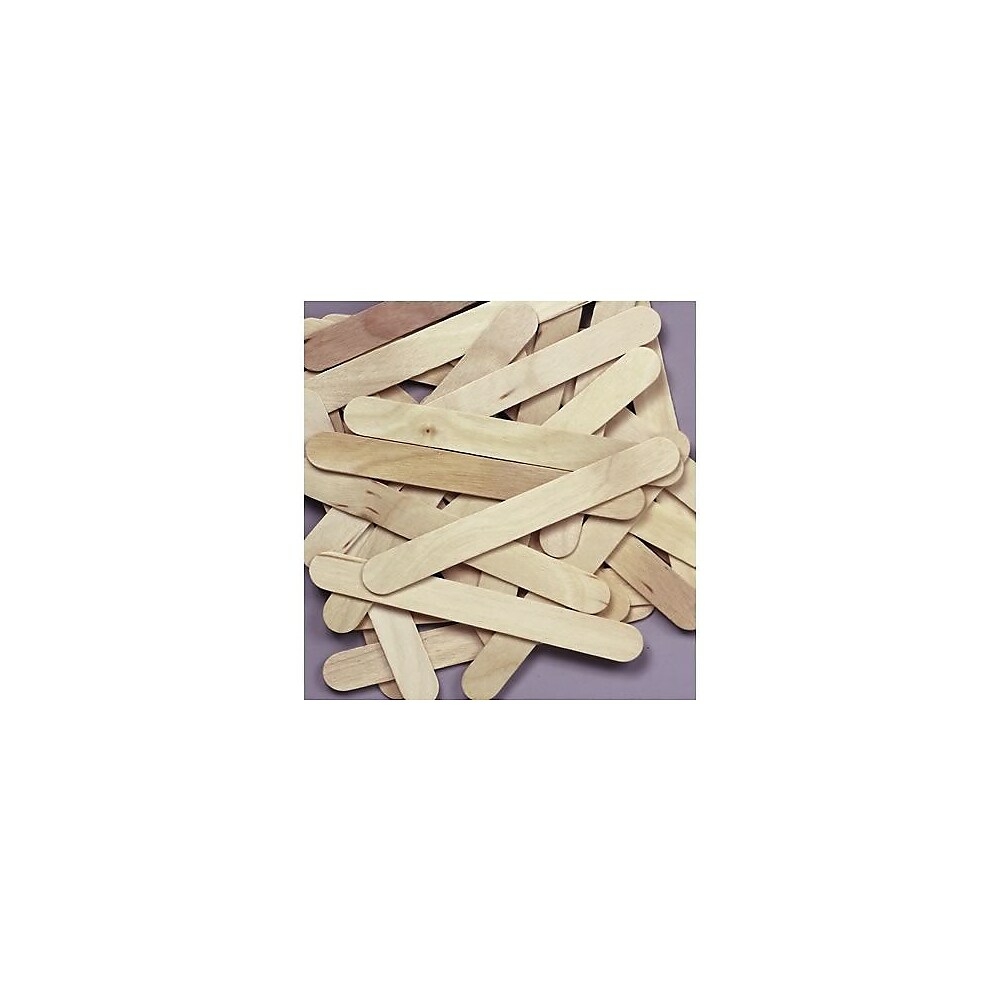 CHENILLE KRAFT COMPANY CK-389401 MINI CRAFT STICKS 500 PCS NATURAL