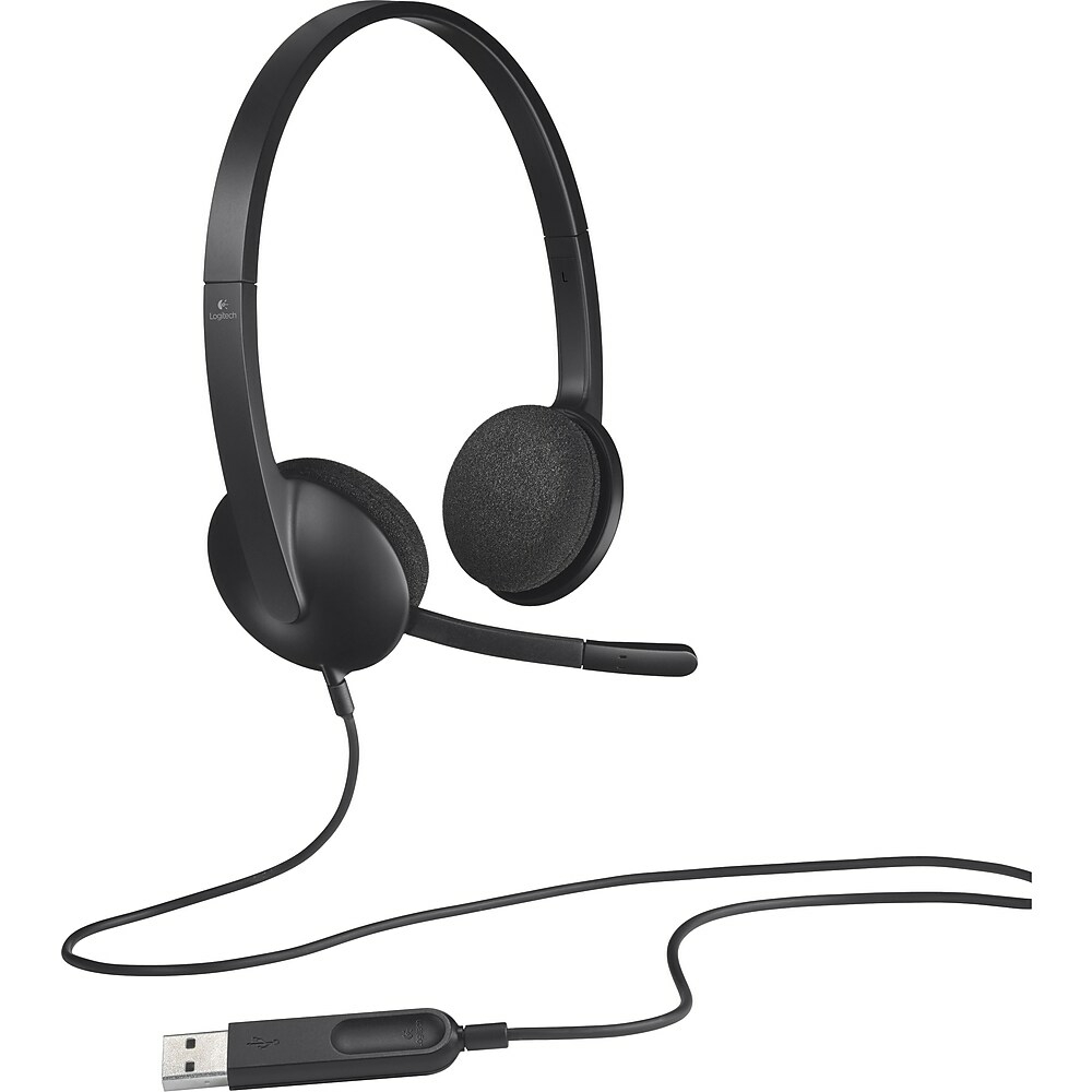  QBTSTPL001  Basic Tech - Support universel pour casque d'écoute  avec base antidérapante et tige de support en aluminium