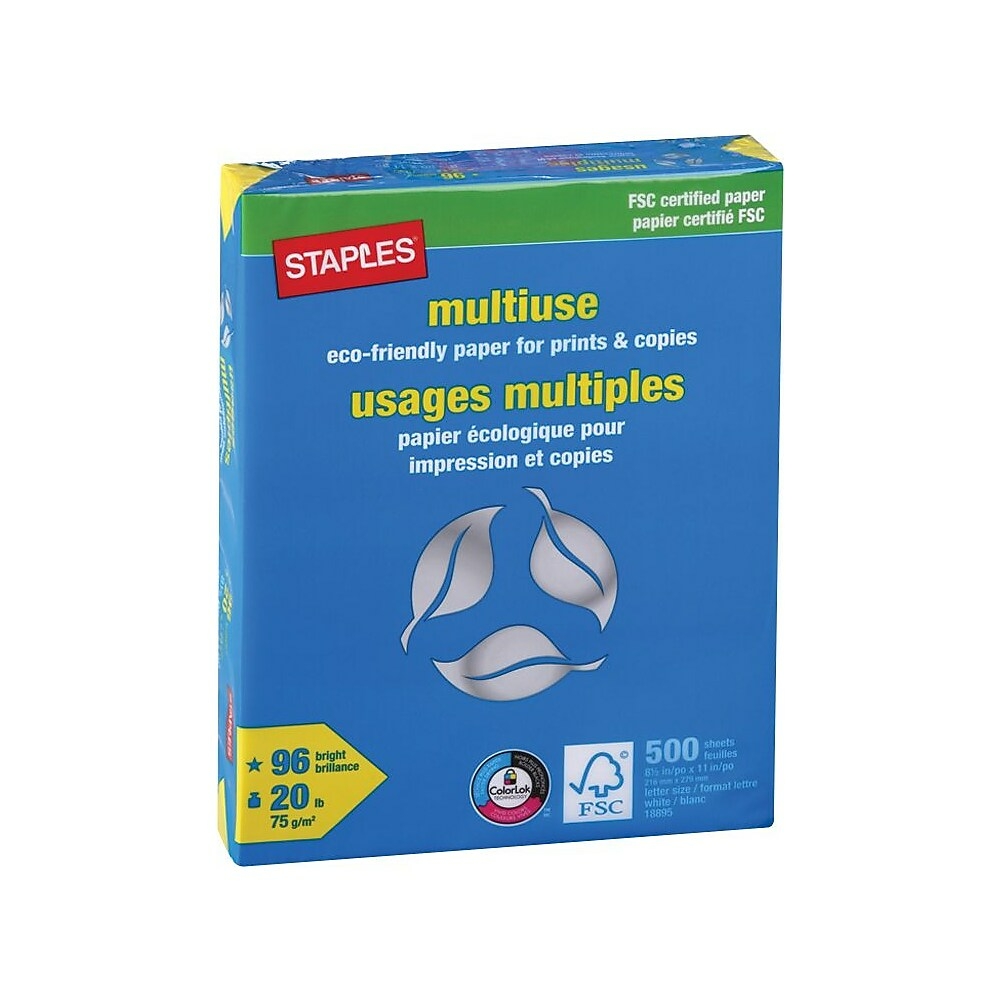 Multi-Use – Papier d'impression de format lettre (8.5'' X 11