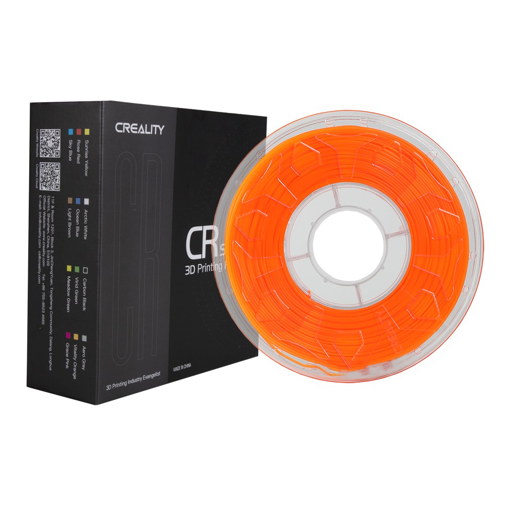  CEYCR3301140003  Creality CR-PLA 3D Printer Filament - 1.75 mm -  Fluorescent Orange