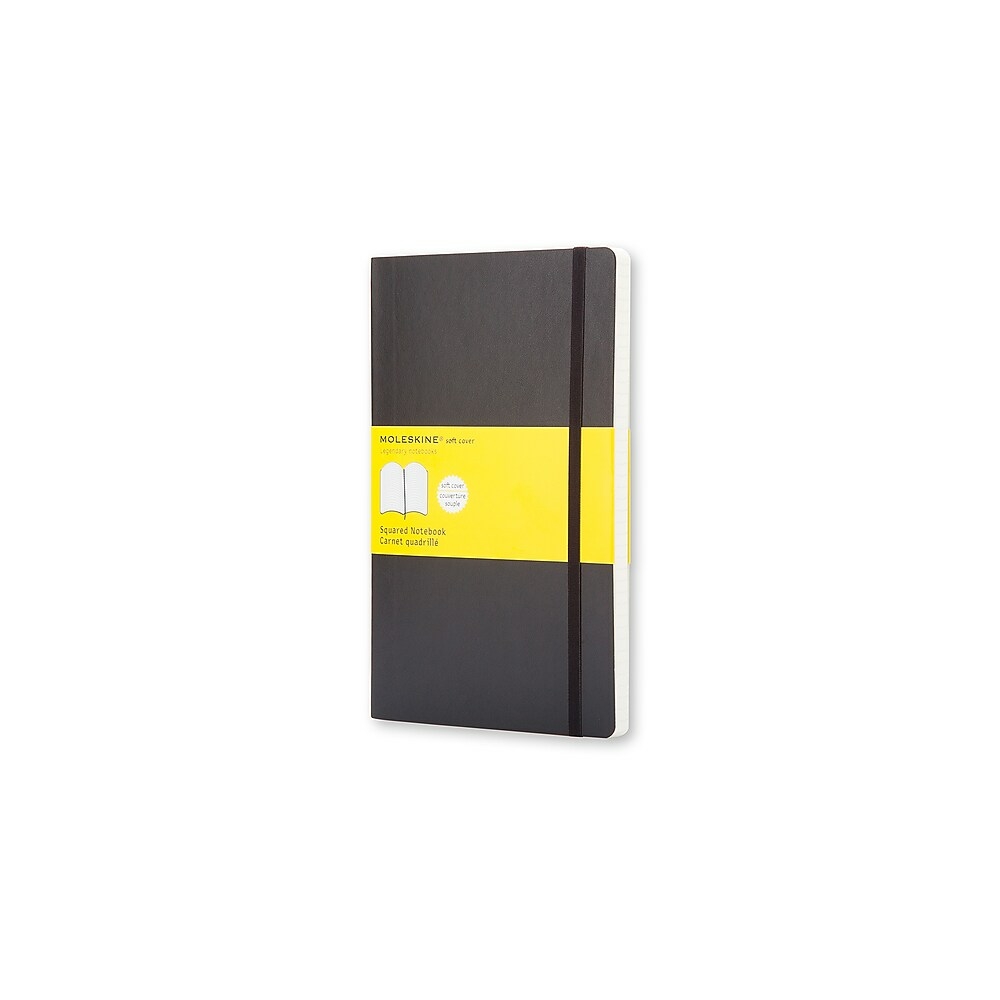 Moleskine Notebook, Expanded Large, Dotted, Black Hard Cover (5 x 8.25) by  Moleskine