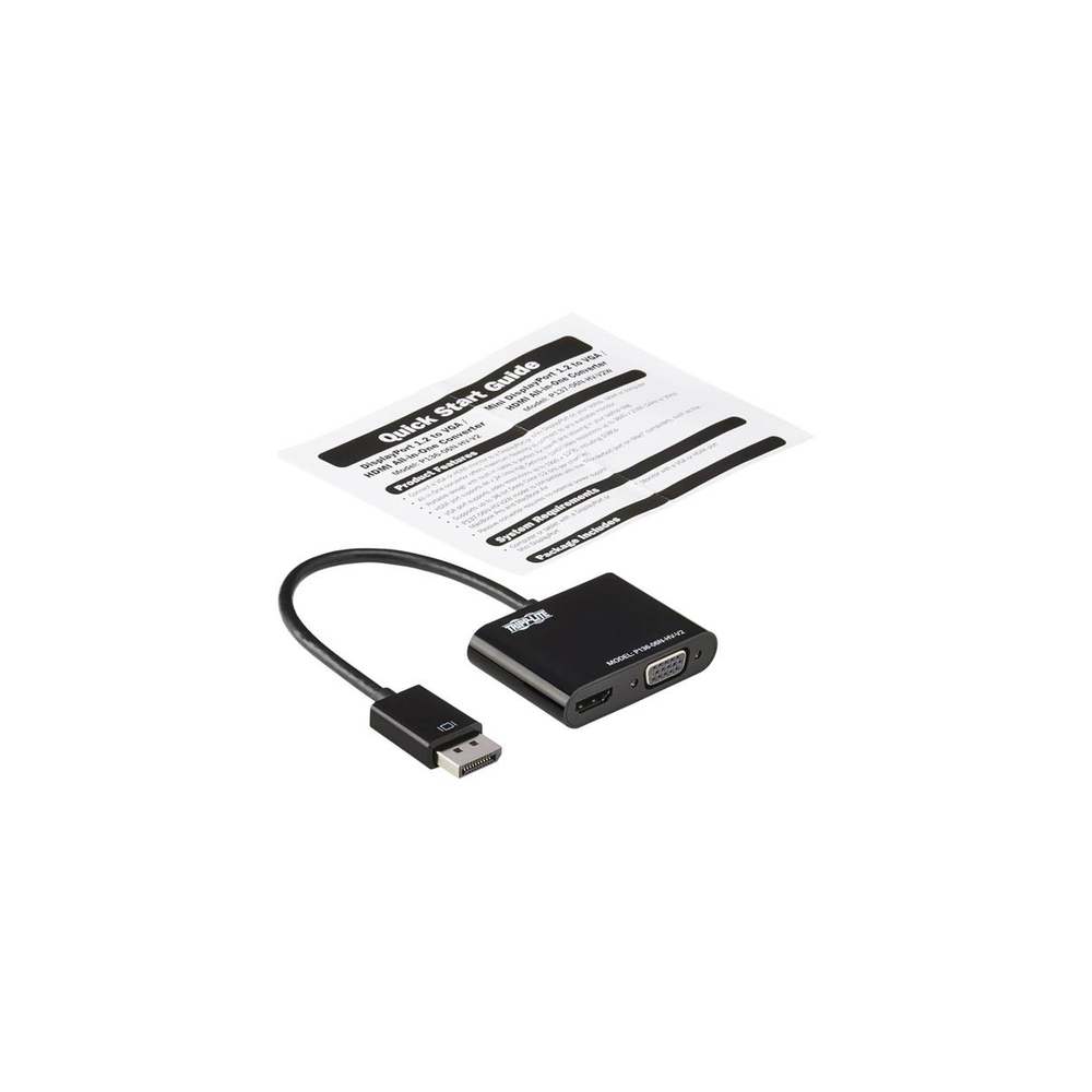 DisplayPort to VGA HDMI All-in-One Converter Adapter