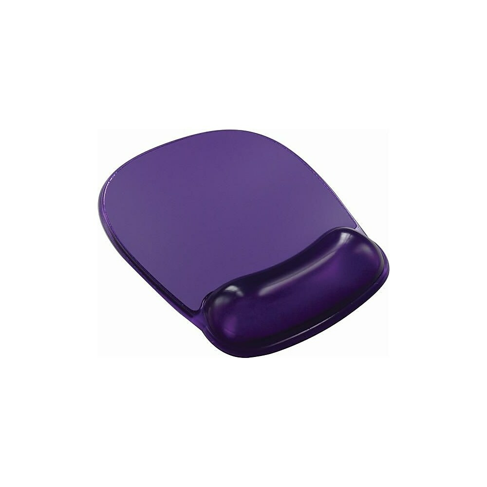 repose-poignet avec tapis de souris Crystal Gel Violet