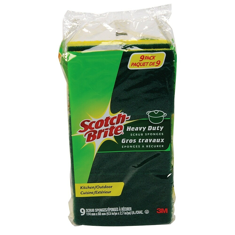 Heavy-Duty Scrub Sponge (9-Pack)