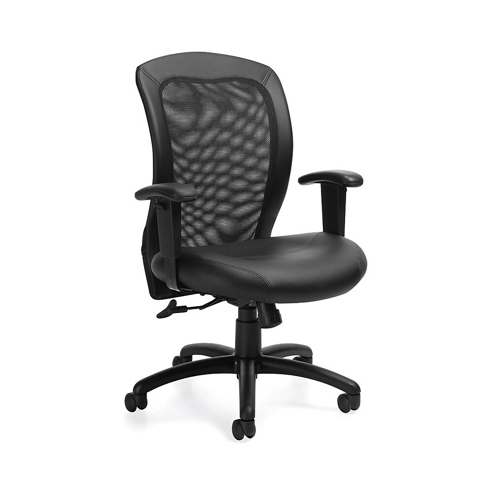  STP13160  Staples Executive Mesh-Back Manager's Chair, Black