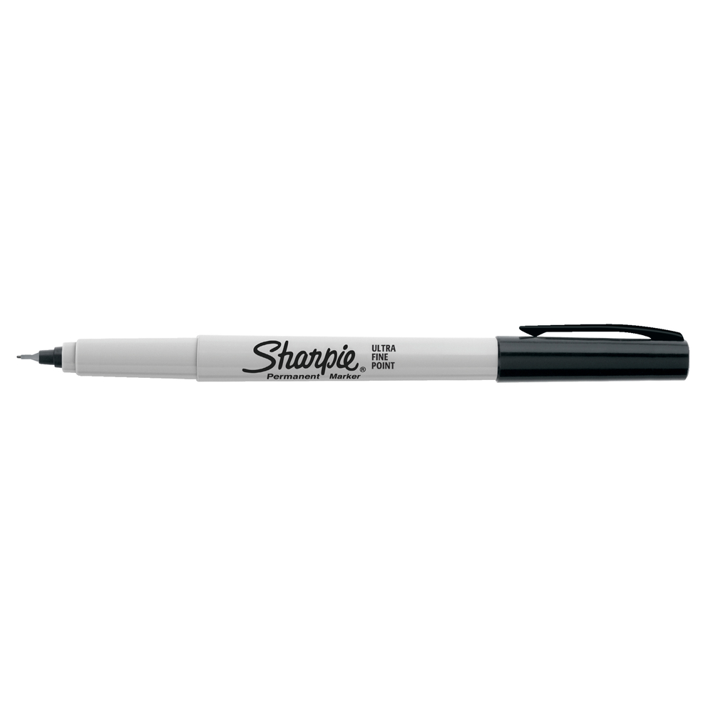  SAN37001  Sharpie - Marqueurs permanents Sharpie - pointe ultra  fine - noir