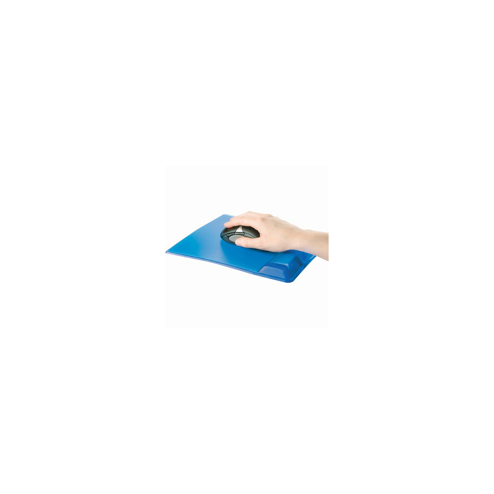 Fellowes 9182201 Mouse Pad / Wrist Support, Blue