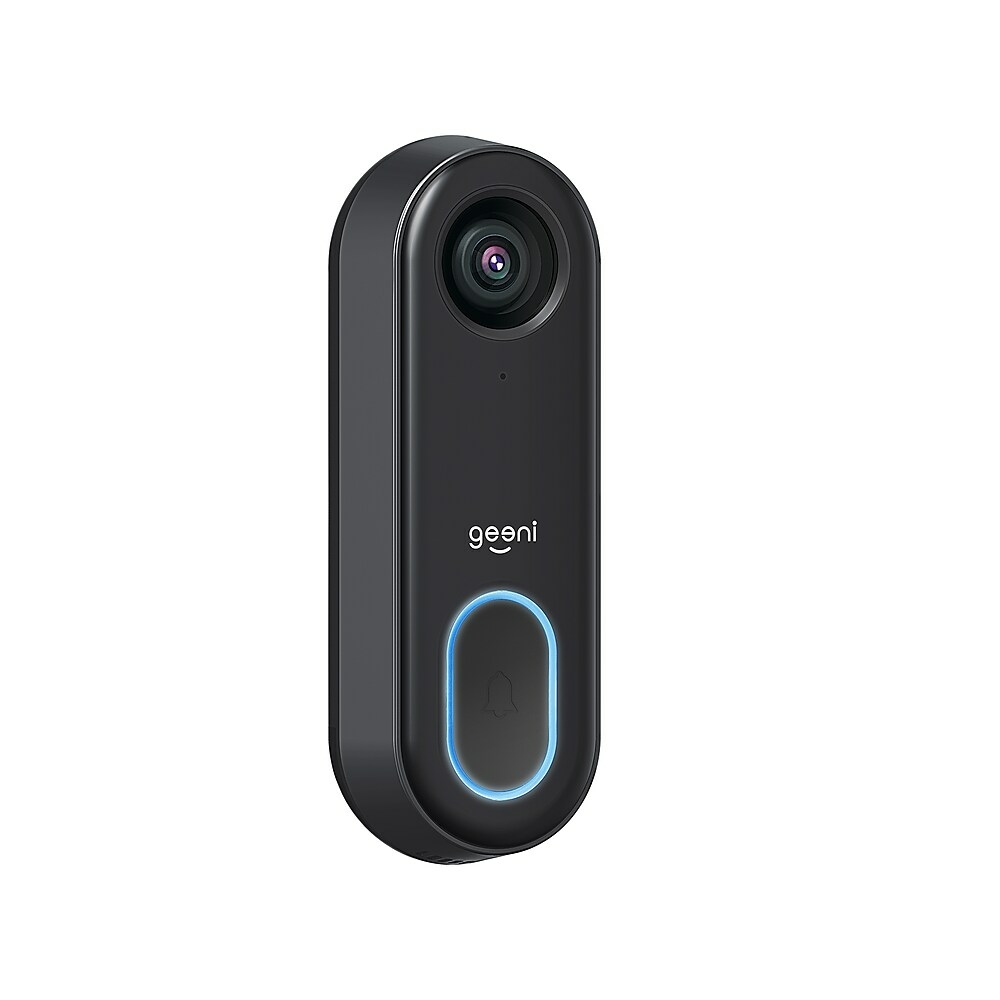  GEIGNCCW025101  Sonnette filaire intelligente Geeni DOORPEEK avec  caméra HD 1080p