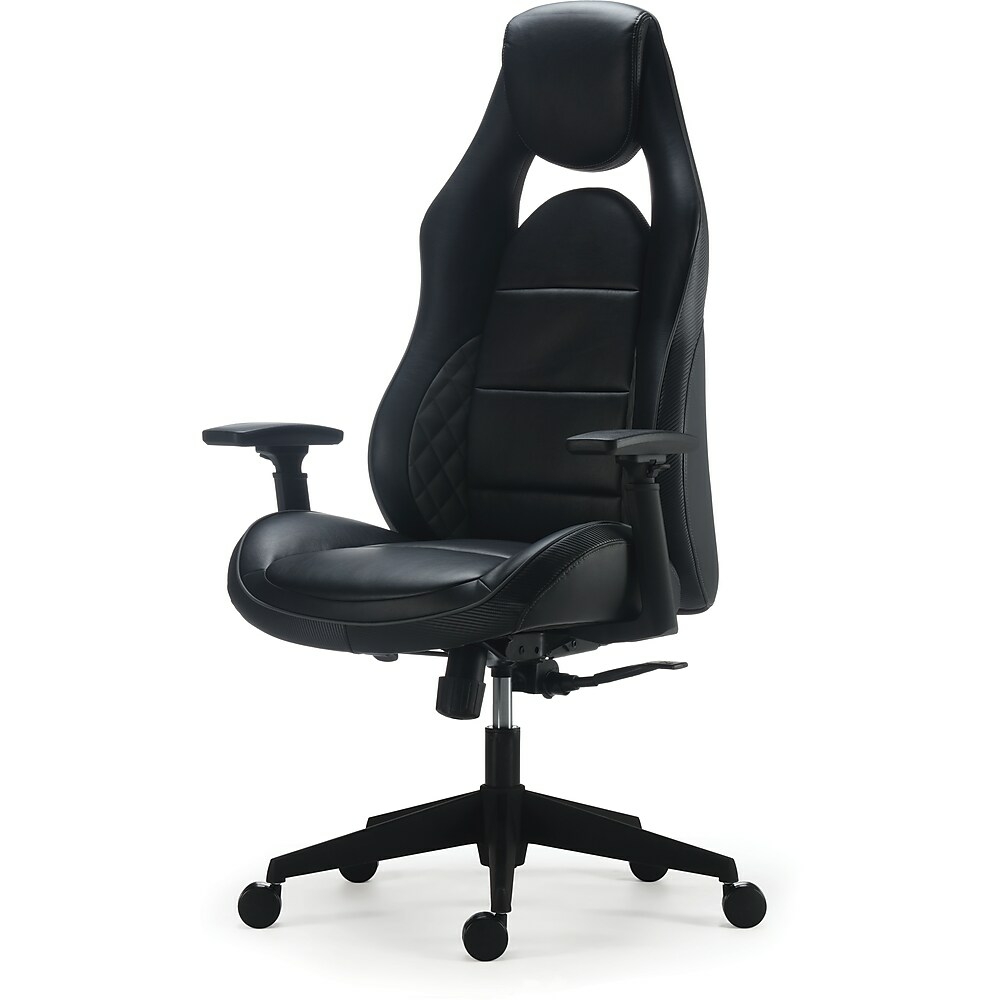 staples draelon leather chair