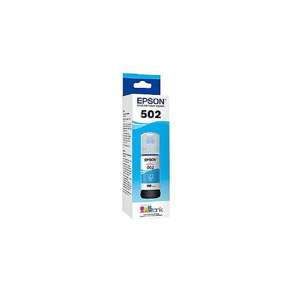 Epson 502 EcoTank Ink Bottles Compatible Value 4 Pack (Black, Cyan,  Magenta, Yellow T502