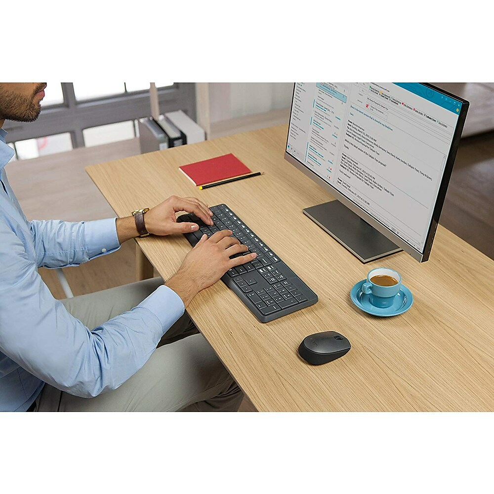 Logitech MK235 - Ensemble clavier et souris sans fil