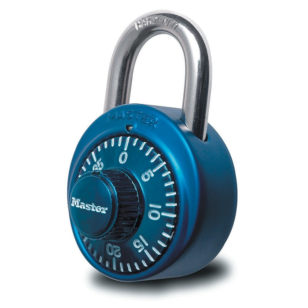  MLK01075  Master Lock Anodized 3-Digit Combination Lock