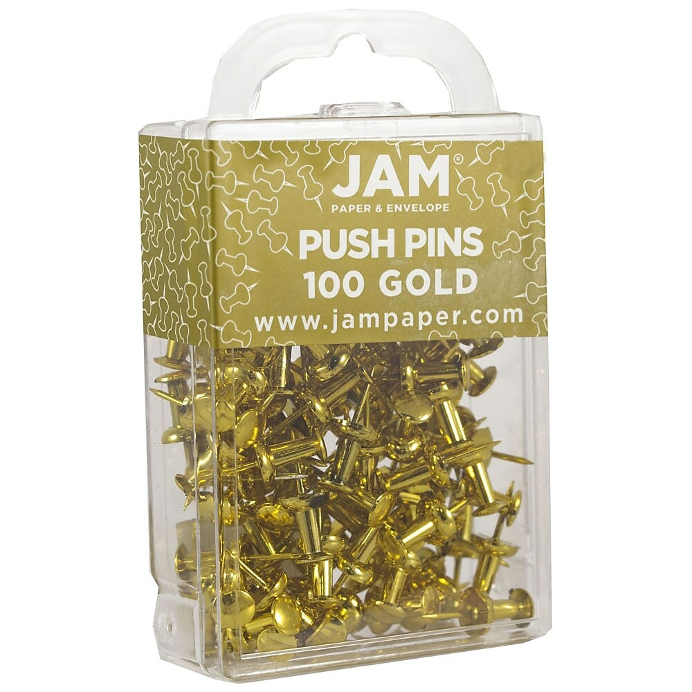 JAM Paper 1-in Clear Safety Pin/Clip (100-Pack) in the Specialty, push pin  clips