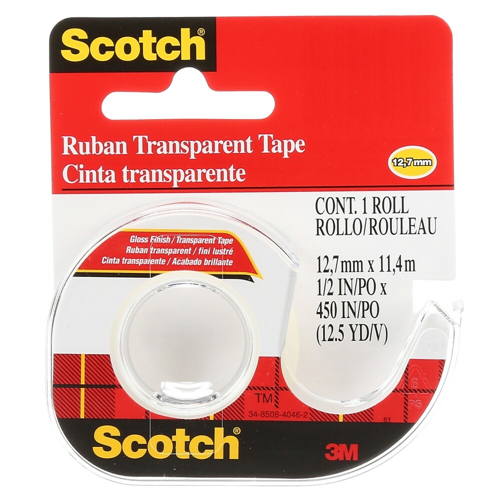 Scotch® Magic™ Tape, 3105-ESF, 3/4 in x 300 in (19 mm x 7.62 m)