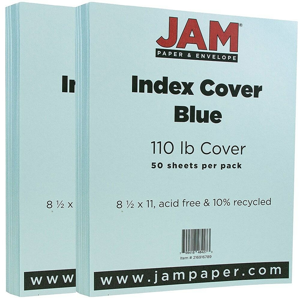 Jam Paper & Envelope Tabloid Cardstock, 11 x 17, 65lb Red, 50/Pack