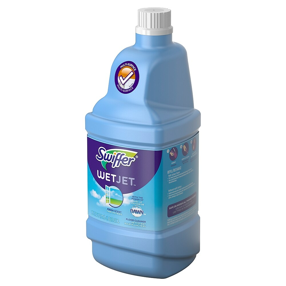  PGT77810  Swiffer WetJet with The Power of Dawn Floor Cleaner -  Fresh Scent - 1.25 l