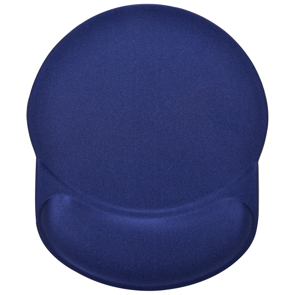 Gel mouse pad with wrist support, blue (MP-GEL-B)