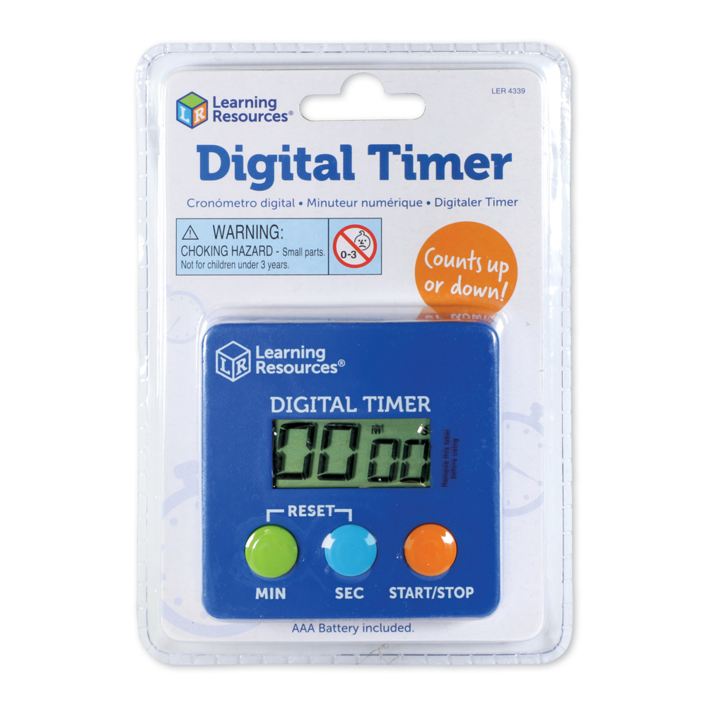 Learning Resources 4339 Digital Timer Count Down/Up