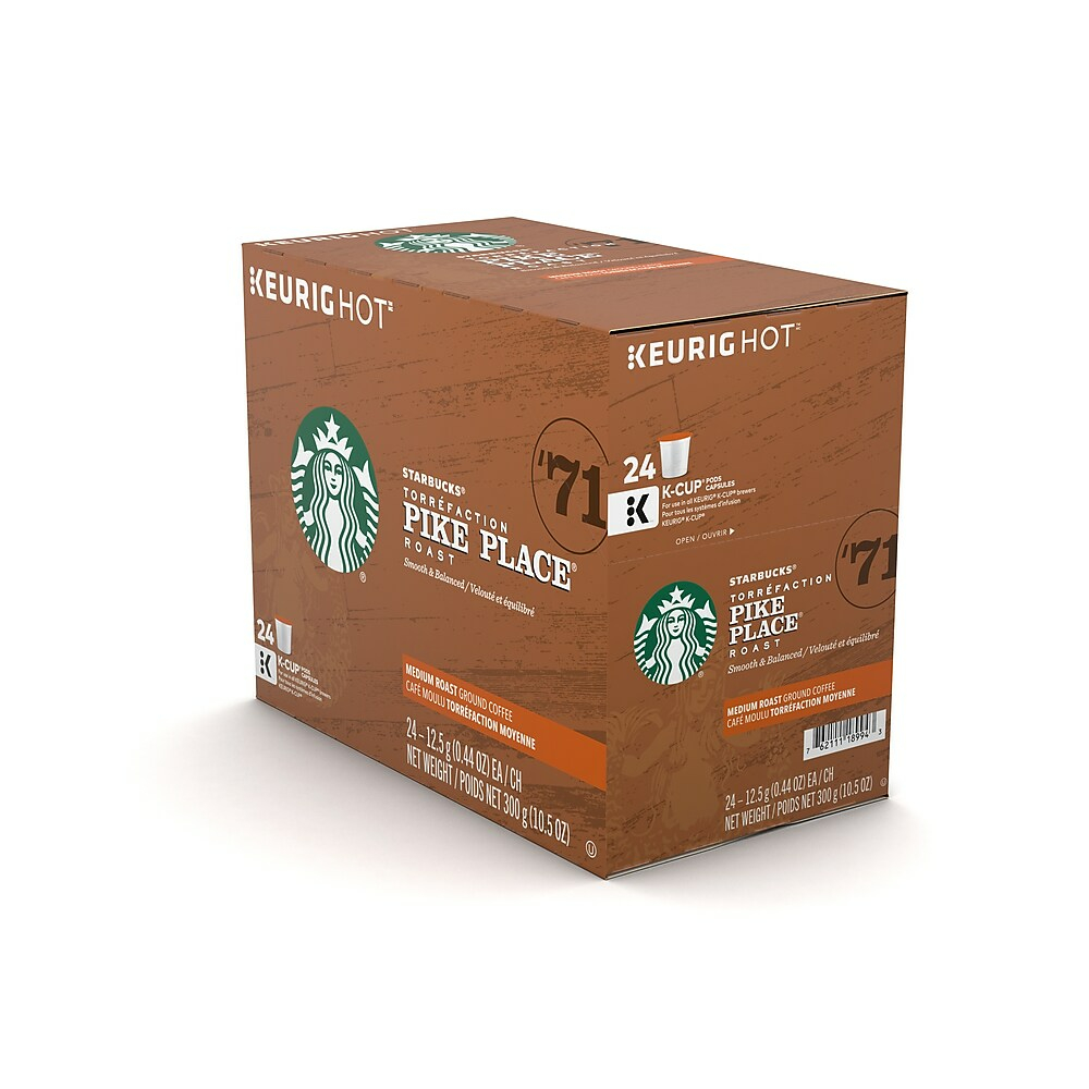  VPK11085723  Starbucks Pike Place Roast Coffee K-Cup Pods -  Medium - 24 Pack