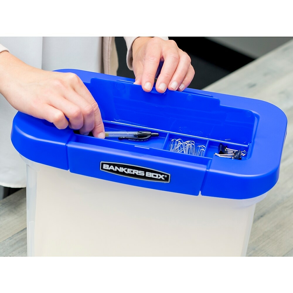 Bankers Box Heavy Duty Plastic File Storage