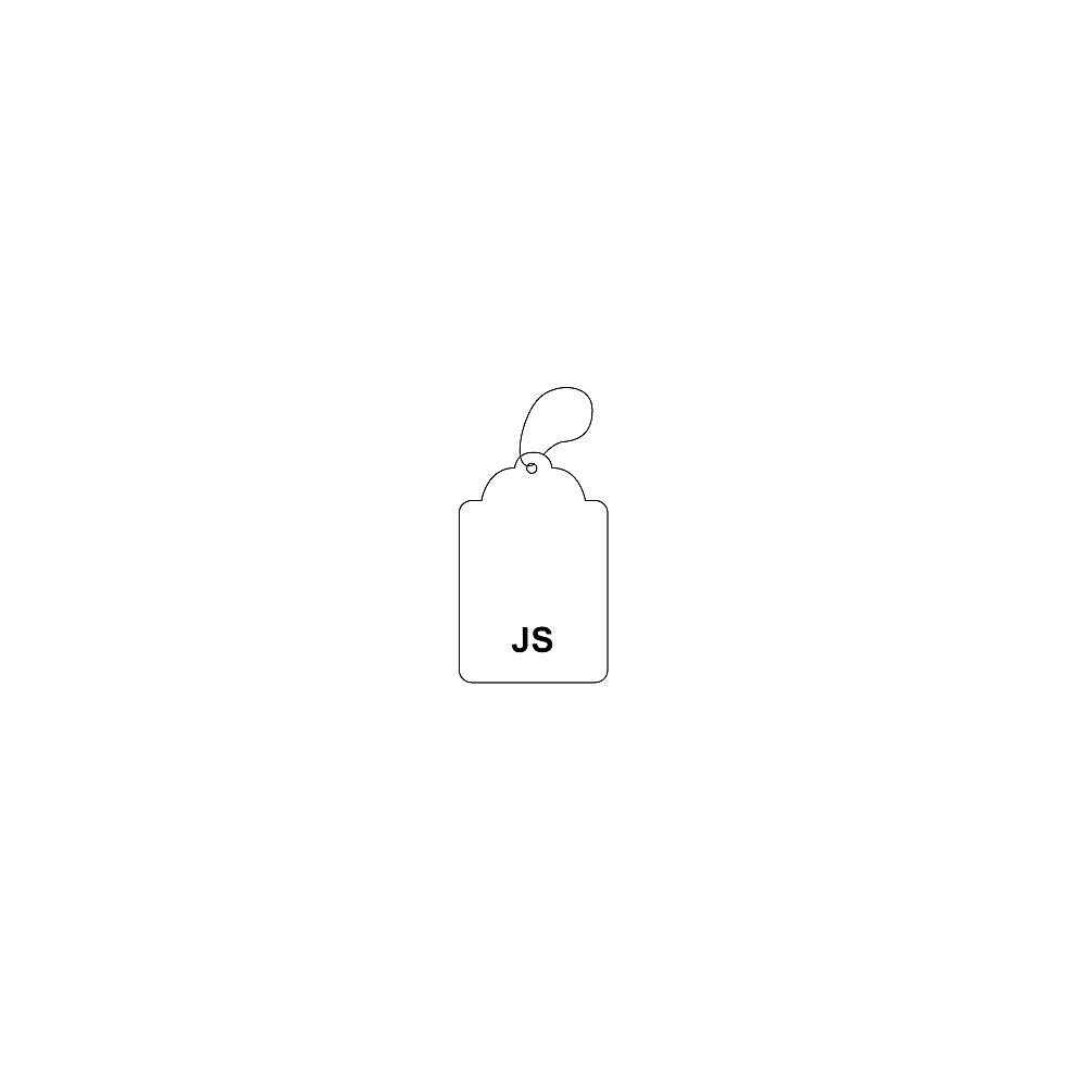  STP24516  Staples Retail Marking / Pricing Tags with String,  1-3/32 x 3/4, White, 50 Pack