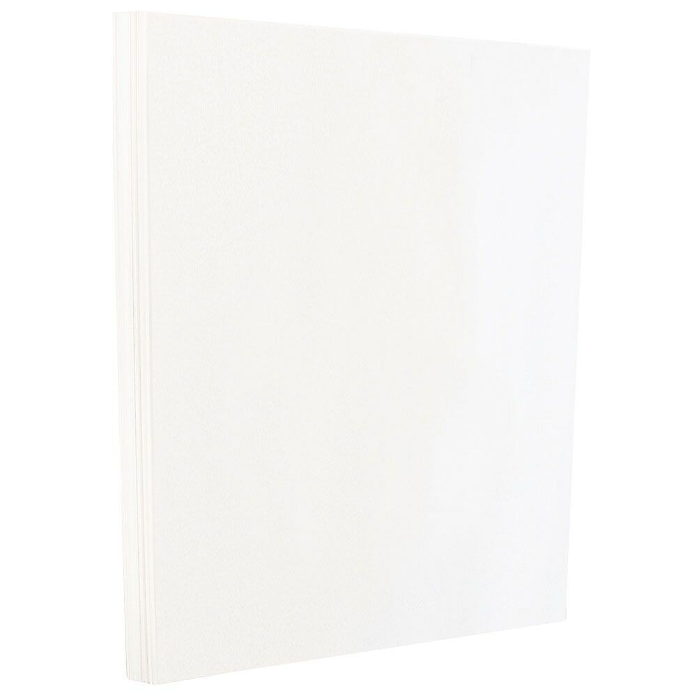  JPD01034702F  JAM Paper 2-Sided Glossy Cardstock, 8 1/2 x 11,  80 lb, White, 50 Pack (01034702F)