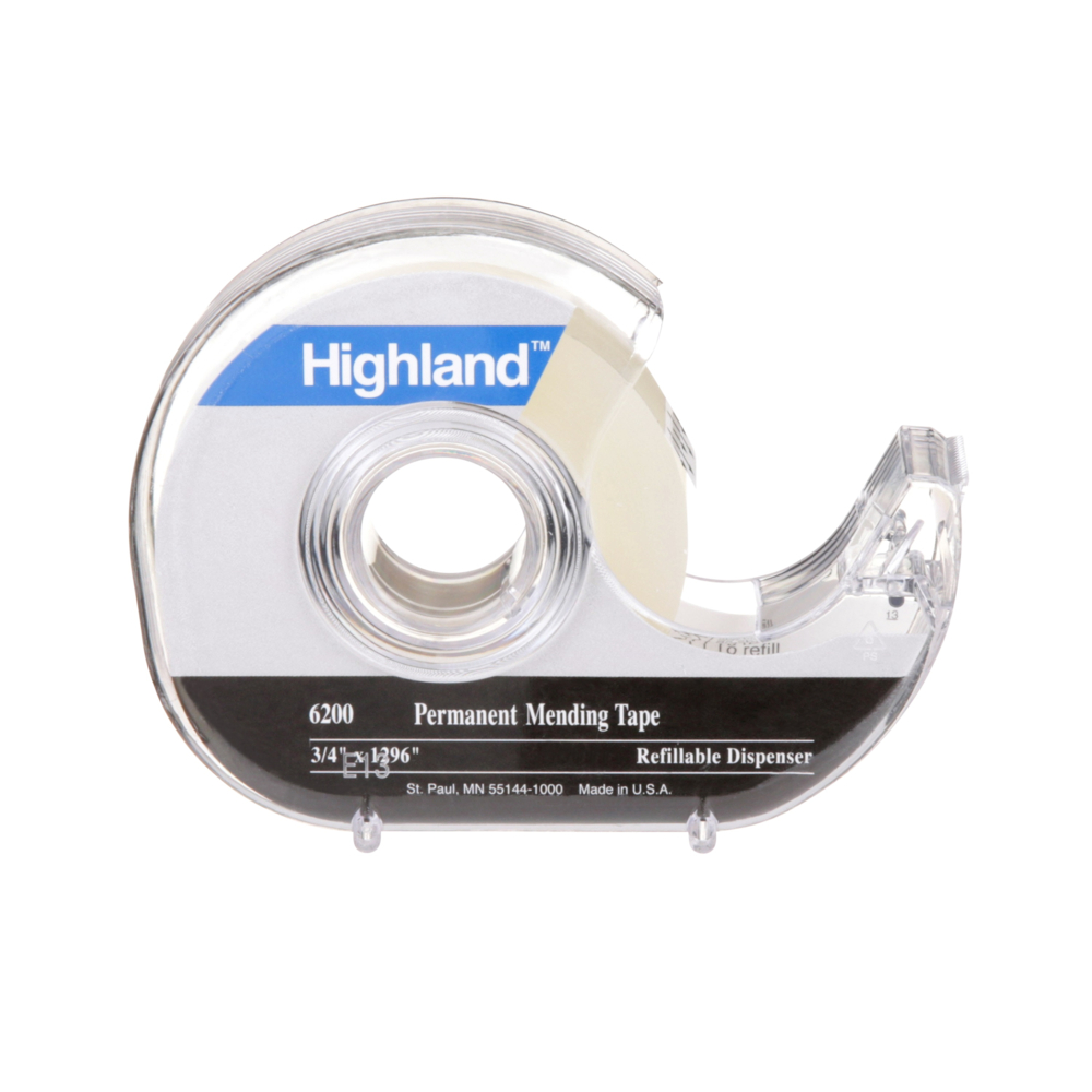  MMM6200PP18  Highland Invisible Tape - Dispensered - 19