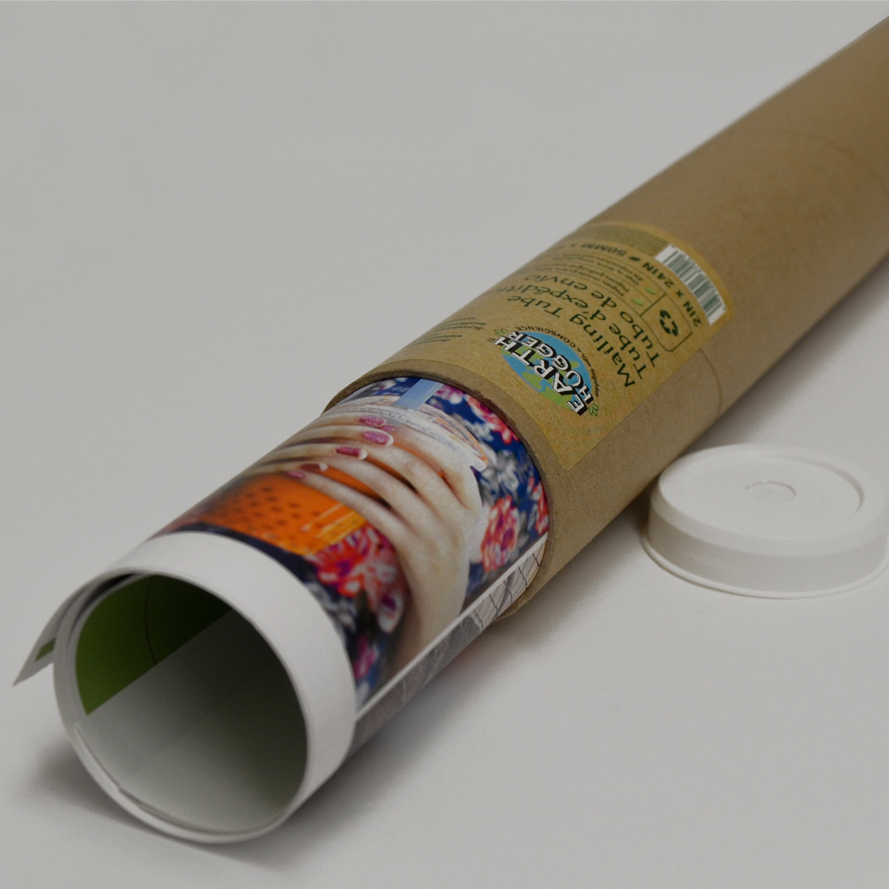 Poster Mailing Tubes 24 Inch Length 2 Inch Diameter (Pack of 12)